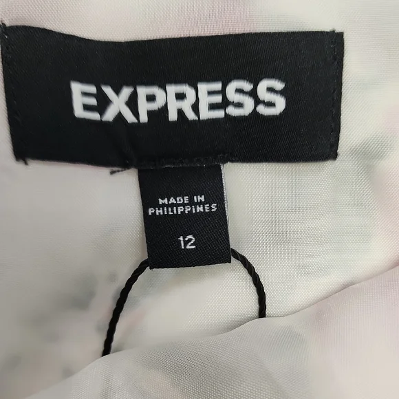 Express Asymmetrical Floral Skirt - Pink and Purple - Picture 2 of 5